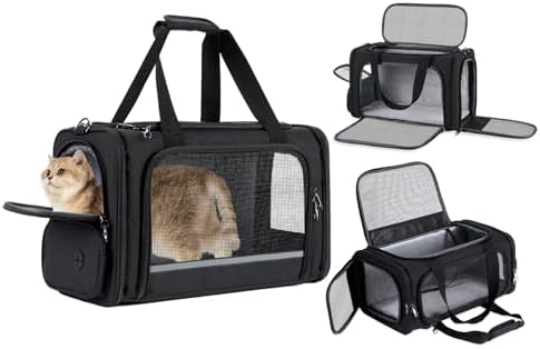 Cat Carrier Pet Travel Carrier by Airplane Approved Under Seat, TSA Airline - Image 2