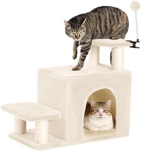 Happi N Pets Cat Stairs for Bed, Stable Pet Step by HappiNPets