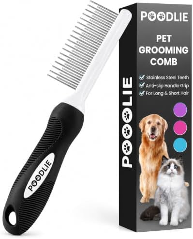 POODLIE Poodle Pet Dog Combs for Grooming Matting by Poodlie
