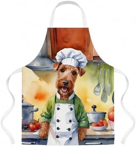 Caroline's Treasures Irish Terrier The Chef Apron Cooking Kitchen Server Baking by CarolinesTreasures