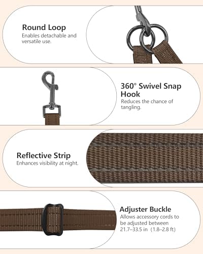 3-in-1 Double Dog Leash, Hands-Free Convertible Leash - Image 6
