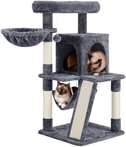 Yaheetech 40in Cat Tree for Indoor Large Cats by Yaheetech