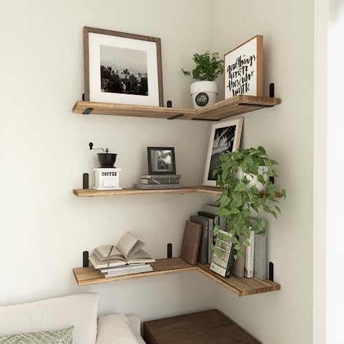 WOPITUES Floating Shelves Set of 6 - Image 5