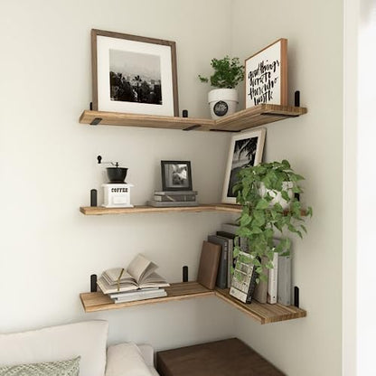 WOPITUES Floating Shelves Set of 6 - Image 5