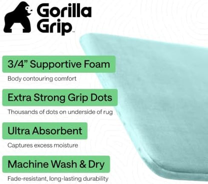 GORILLA GRIP® Memory Foam Bath Rug - Image 2