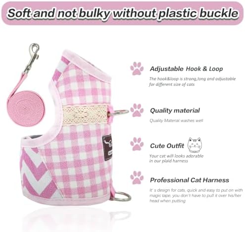 Cat Harness and Leash Set Escape Proof - Image 4