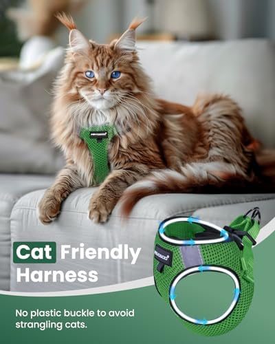 FAYOGOO Cat Harness and Leash Set, Escape-Proof Step-in Vest - Image 3