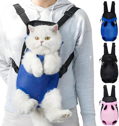 Pet Carrier Backpack, Adjustable Pet Front Carriers by Yehenarn