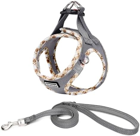 Mercano Soft Mesh Dog Harness and Leash Set, Step-in Reflective Breathable by Unknown