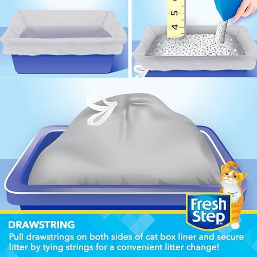 Fresh Step Drawstring Cat Litter Liners, 3 ft x 19 in - Image 4
