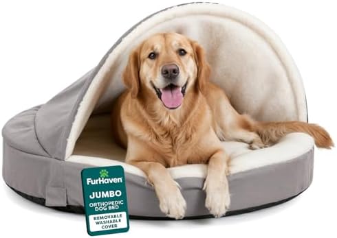 Furhaven 44" Round Orthopedic Dog Bed by FurHaven