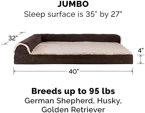 FurHaven Orthopedic Dog Bed & goDog Toy - Image 4