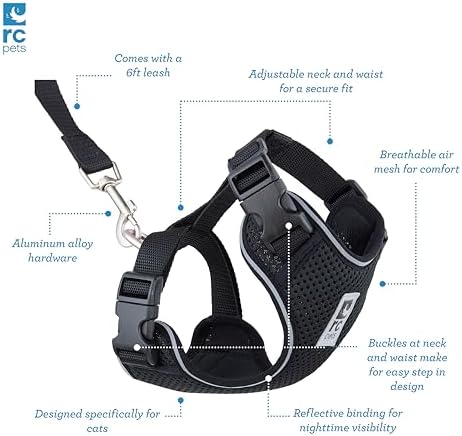 RC Pets Adventure Kitty Harness Includes Adjustable, Airmesh Fabric - Image 6