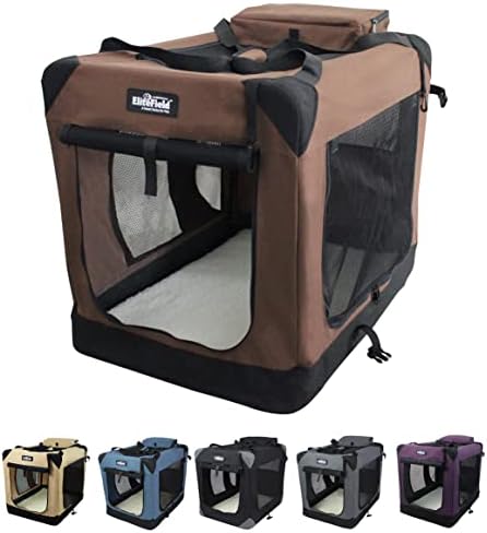 EliteField 3-Door Soft Dog Crate by EliteField