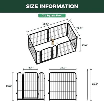 FXW Rollick Dog Playpen, Yard & RV Camping, 6 Panels - Image 5