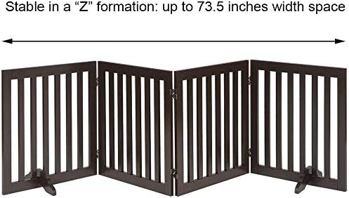 unipaws 24”H Free Standing Pet Gate - Image 5