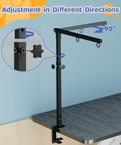 Dog Grooming Arm with Clamp for Small Dog, Adjustable Height to 33in, Pet - Image 5