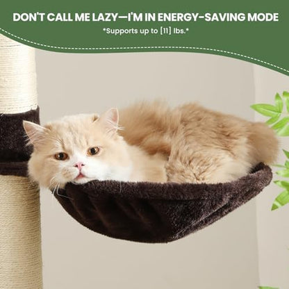 51 in Multi-Level Cat Tree Tower Space Saving Indoor Cat Playhouse - Image 4