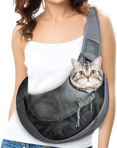 Cat Sling Carrie for Cats Under 11 lbs by MASHDE