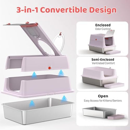 Stainless Steel Cat Litter Box - Image 4