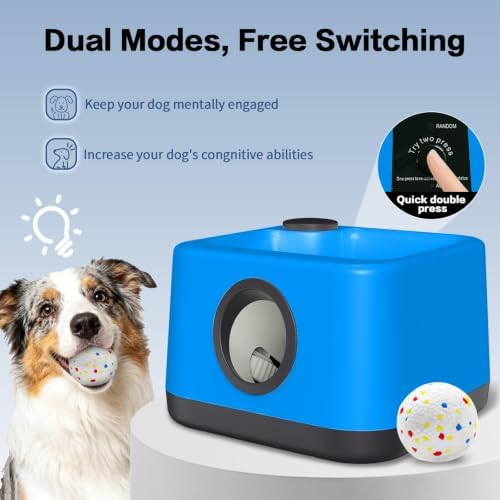 Automatic Dog Ball Launcher: Upgraded Auto/Manual Pet Ball Thrower Toy - Image 6