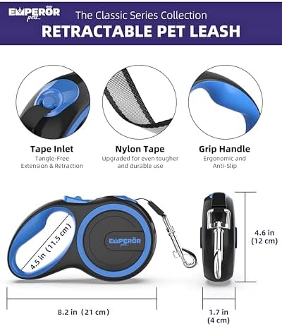 Emperor Pets Retractable Dog Leash, 26 ft - Image 2