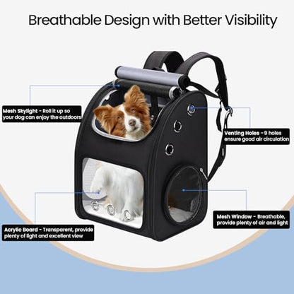 Expandable Cat Backpack Carrier, Large Space, Airline Approved - Image 5