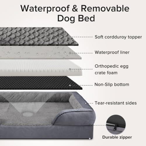 INVENHO Jumbo Orthopedic Dog Bed - Image 4