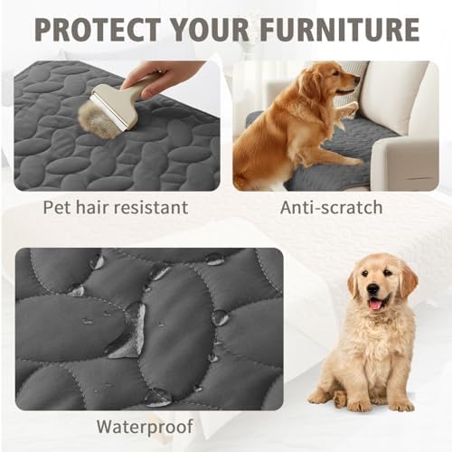 Ameritex Waterproof Pet Bed Cover Anti-Slip Dog Bed Blanket - Image 2