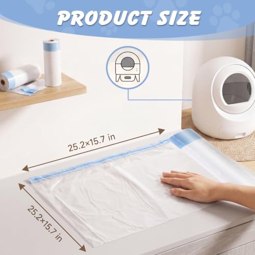 100 Pack Litter Box Bags Compatible - Image 2