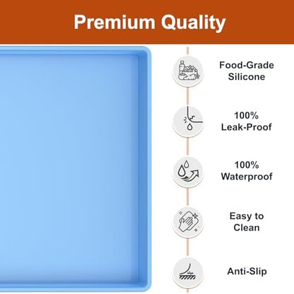 19" x 12" Extra Thick Silicone Mat Waterproof - Image 2