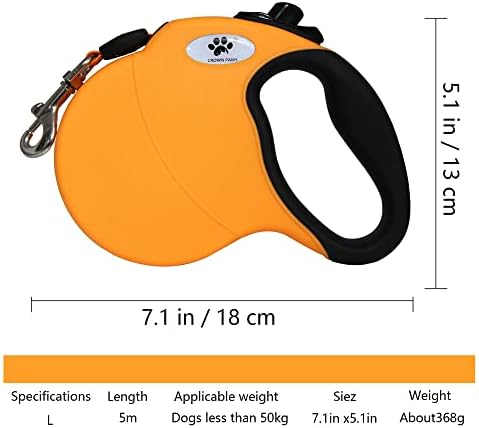 Retractable Dog Leash, 16ft Pet Walking Leash - Image 2