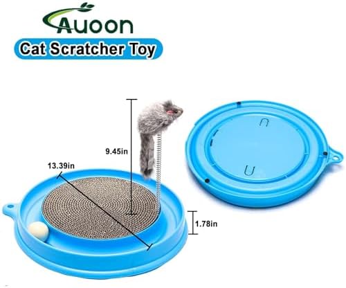 AUOON Cat Scratcher Toy with Ball Track - Image 5