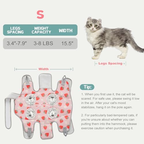 Supet Cat Grooming Hammock Harness - Image 5