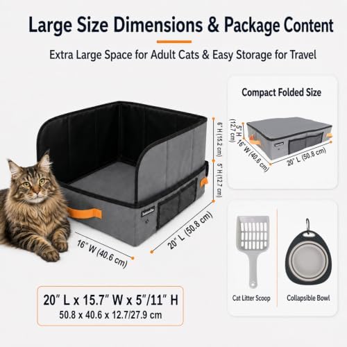hamraba Large Travel Litter Box - Image 6