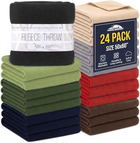 Bulk Fleece Fall Throw Blankets 50x60 - Image 3