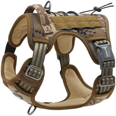 AUROTH Tactical Dog Harness Medium Sized Dog No Pull Adjustable Dog Vest by AurothPets