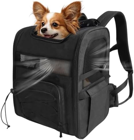 Pet Carrier Backpack with Elevated Booster Pad by FURTENT