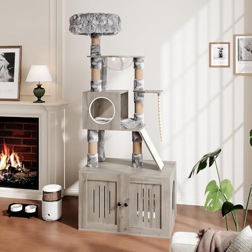Garvee Cat Litter Box Enclosure by Garvee