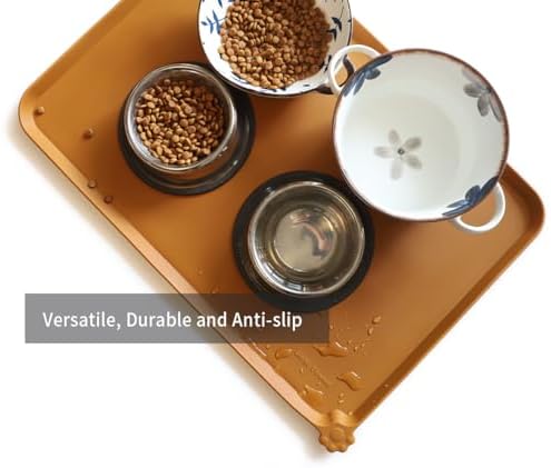 Hoki Found Large Silicone Pet Food Mats Tray - Image 4