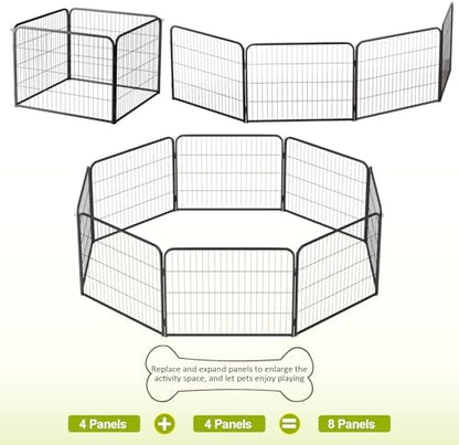 BestPet | Dog Playpen Extender | 24", 4 Panels | Expandable Design - Image 4