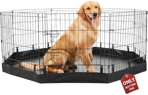 PJYuCien Playpen Bottom Pad for 24'' Width 8 Panel Pen, Hook Connect by PJYuGienPetGarden