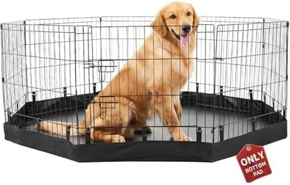 PJYuCien Playpen Bottom Pad for 24'' Width 8 Panel Pen, Hook Connect by PJYuGienPetGarden