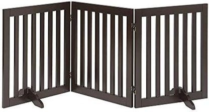 unipaws 24”H Free Standing Pet Gate by unipaws