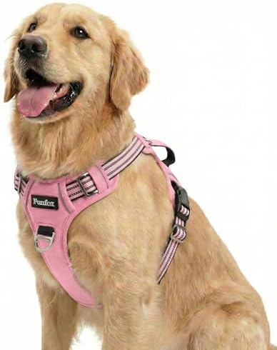 Funfox Dog Harness No Pull, Adjustable Pet Vest Harness, Super Soft Material by MyFUNFOX