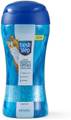 Fresh Step Cat Litter Crystals Deodorizer, Fresh Scent, 15 Oz by FreshStep
