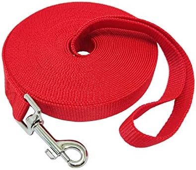 Nylon Training Dog Leash for Small Medium Large Dogs, 15ft 20ft 30ft 50ft Long by FancyCorgi