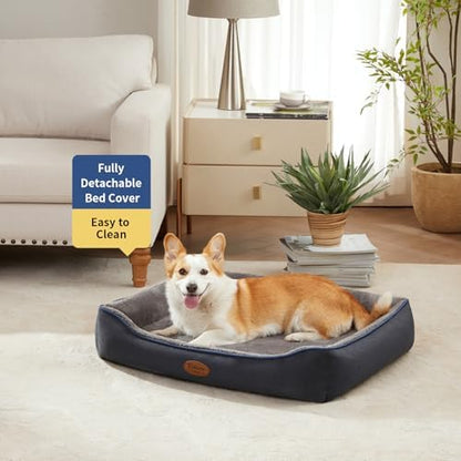 Tidore Orthopedic Dog Beds for Medium Dogs, Durable Egg Crate Foam Sofa Dog Bed - Image 2