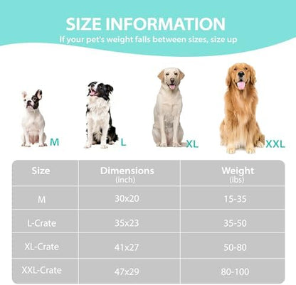 Cooling Dog Bed for Medium Dogs, QMAX>0.5 Waterproof Pet Beds - Image 6