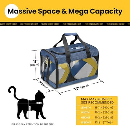 Conlun Cat Carrier Soft-Sided Pets Travel Carriers - Image 2